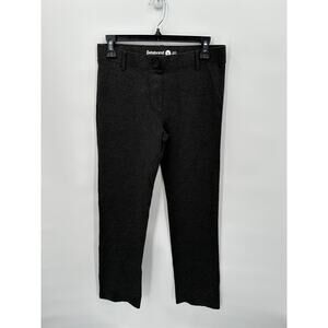 BETABRAND Classic Straight Leg Stretch Yoga Dress Grey Heathered Pants // M